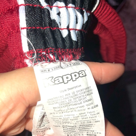 Red Kappa Track Pants - Picture 10 of 14